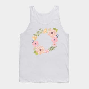 Floral wreath Tank Top